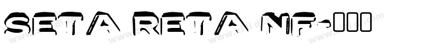 Seta Reta NF字体转换